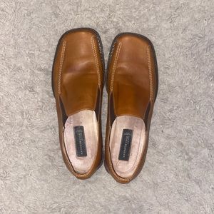 men’s light brown loafers
